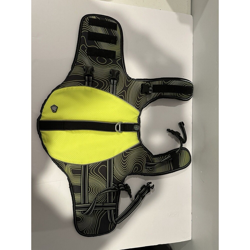 Arcadia Trail Dog Flotation Aid High Visibility Yellow Life Jacket Size Small - Picture 2 of 5